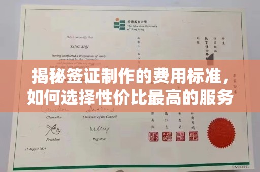 霞山揭秘签证制作的费用标准，如何选择性价比最高的服务？